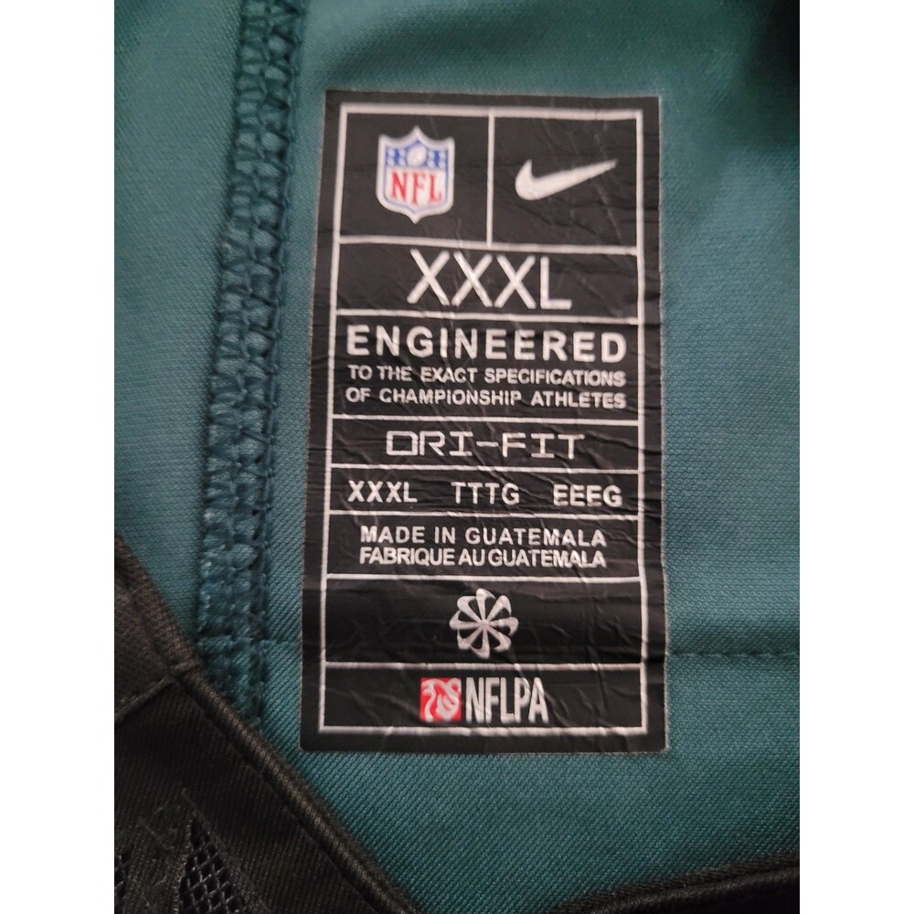 Nike Engineered Jersey Philadelphia Eagles Jason Kelce Midnight Green Mens 3XL - Picture 7 of 12